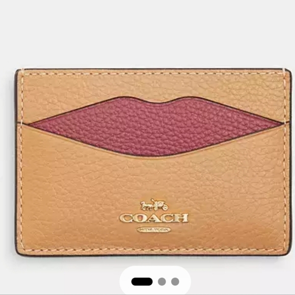 Coach Lip Card Case - Picture 1 of 4